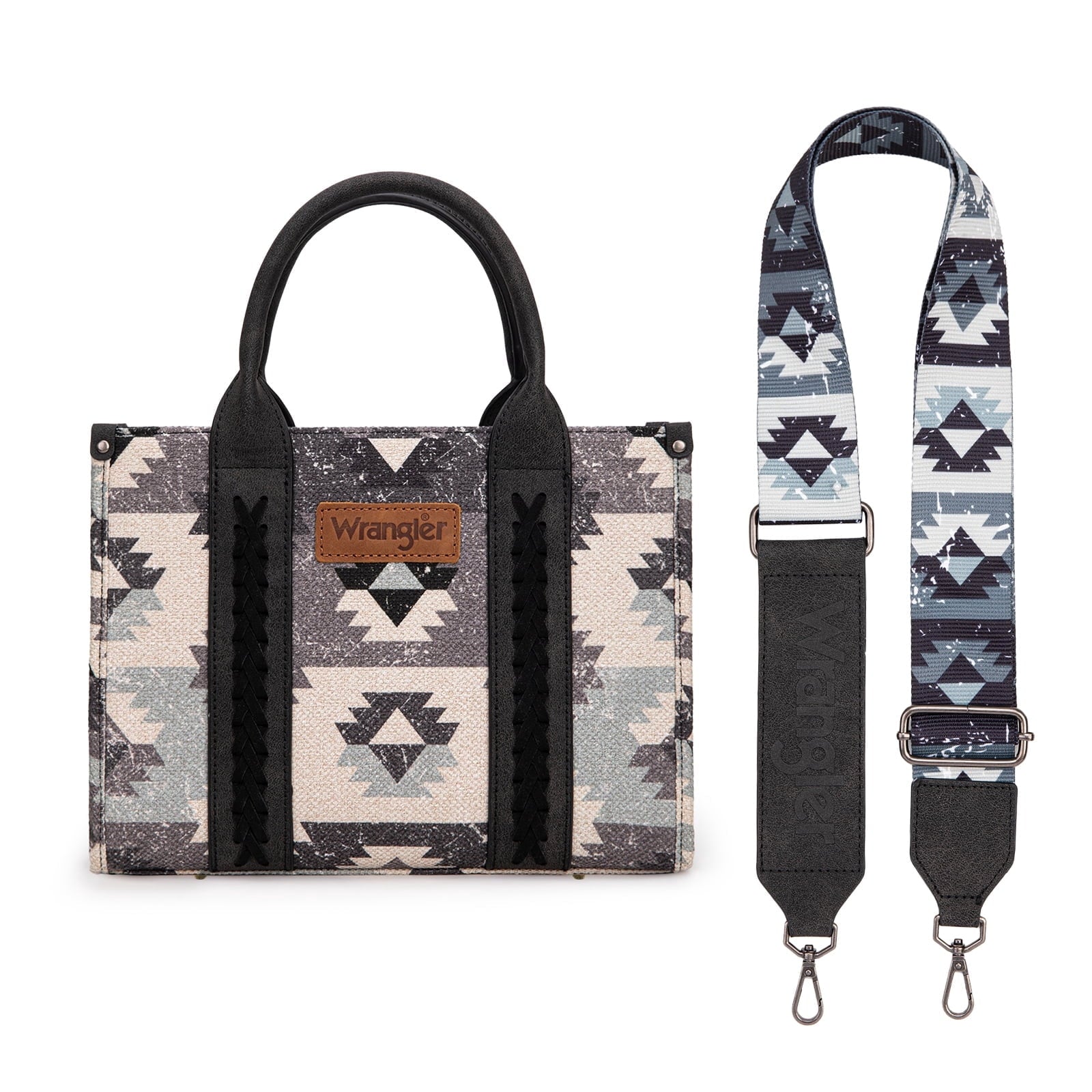 Montana West Women's Wrangler Purse - Stylish Western Aztec Tote Bag with Guitar Strap Boho Chic Design for Every Occasion