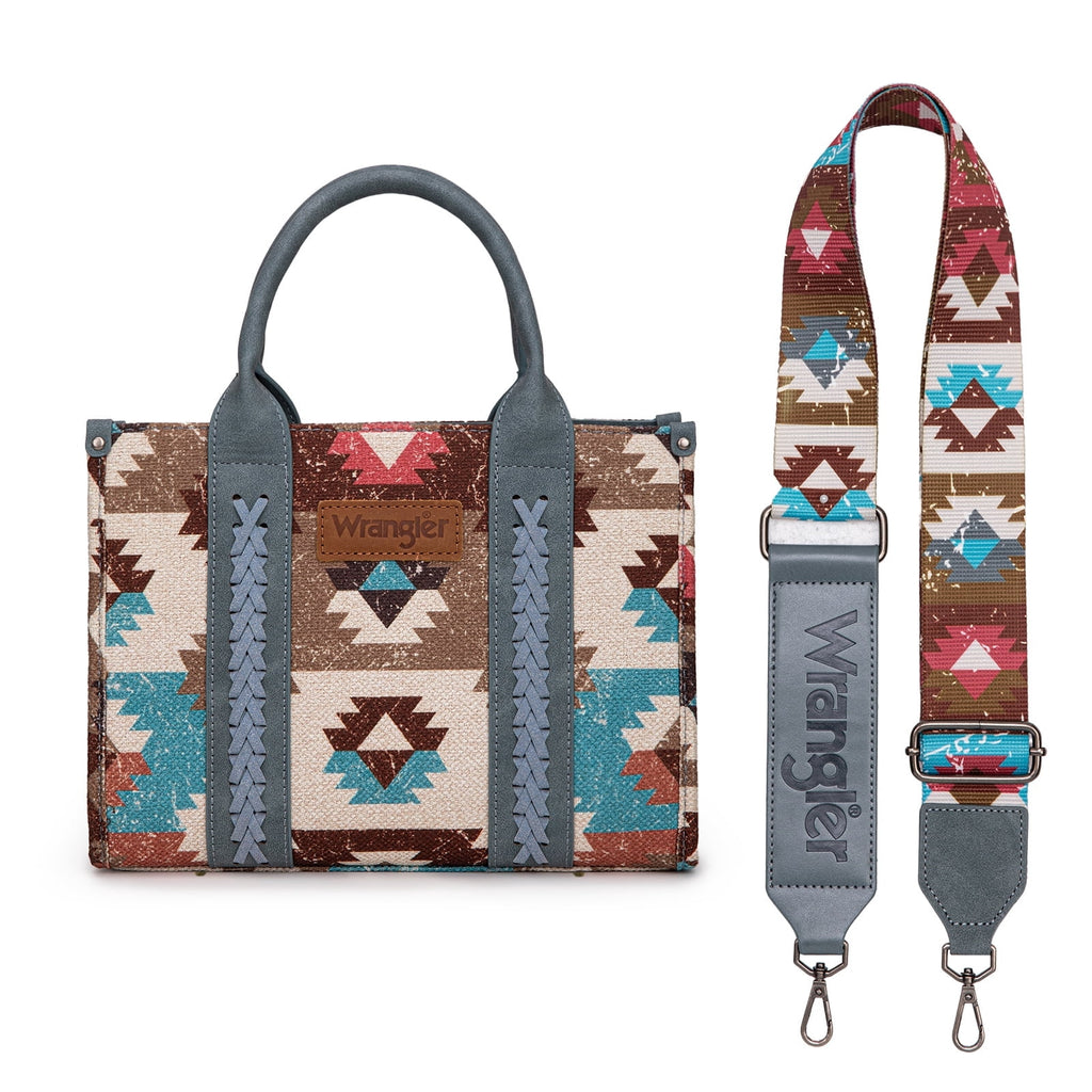 Montana West Women's Wrangler Purse - Stylish Western Aztec Tote Bag with Guitar Strap Boho Chic Design for Every Occasion