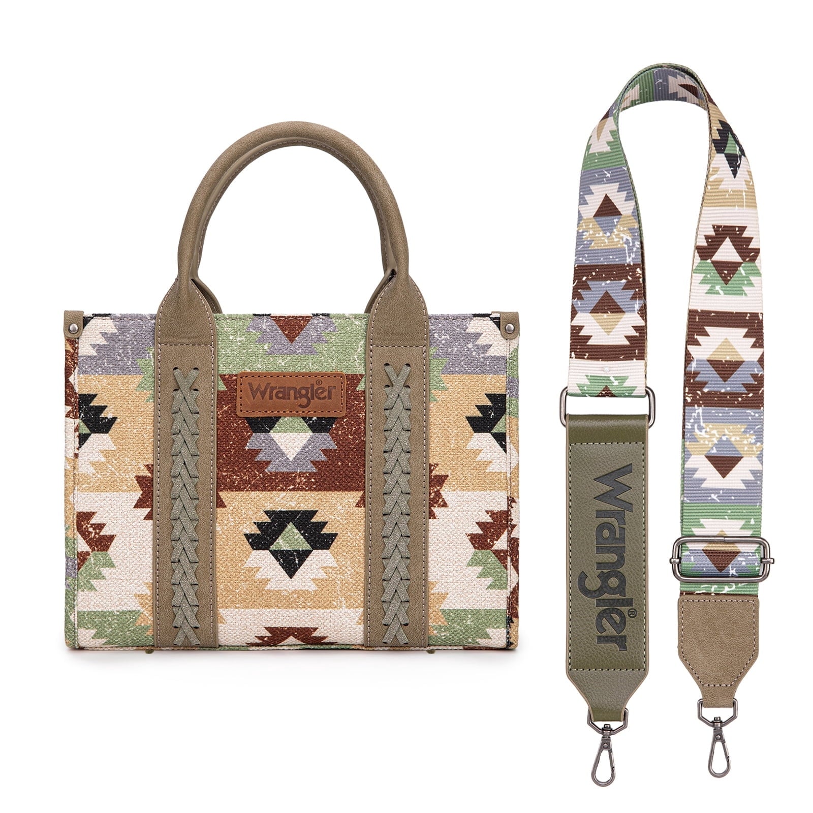 Montana West Women's Wrangler Purse - Stylish Western Aztec Tote Bag with Guitar Strap Boho Chic Design for Every Occasion