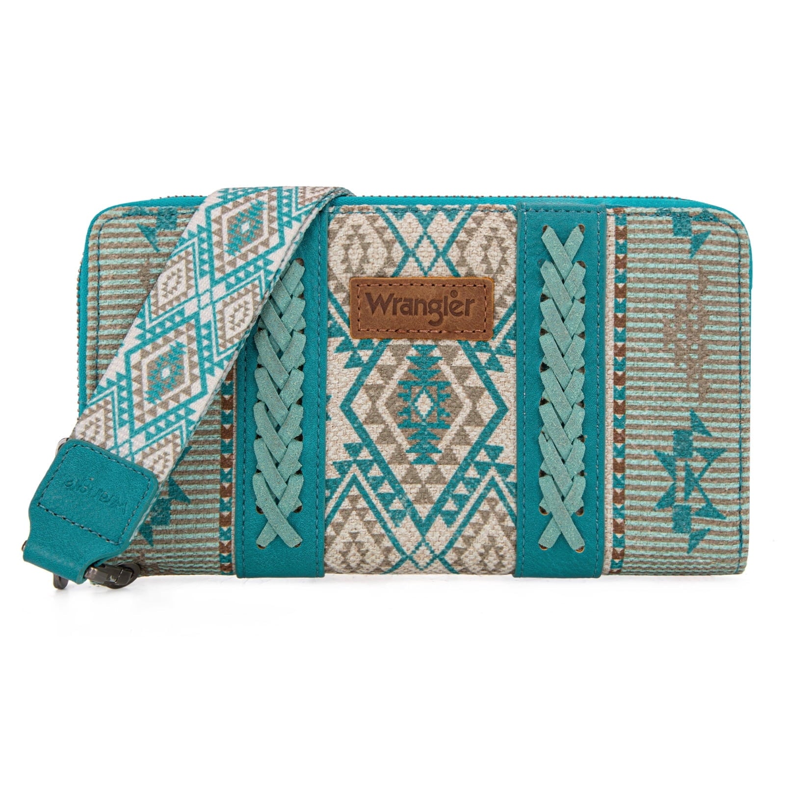 Wrangler Wristlet Western Wallet Boho Aztec Credit Card Holder for Women