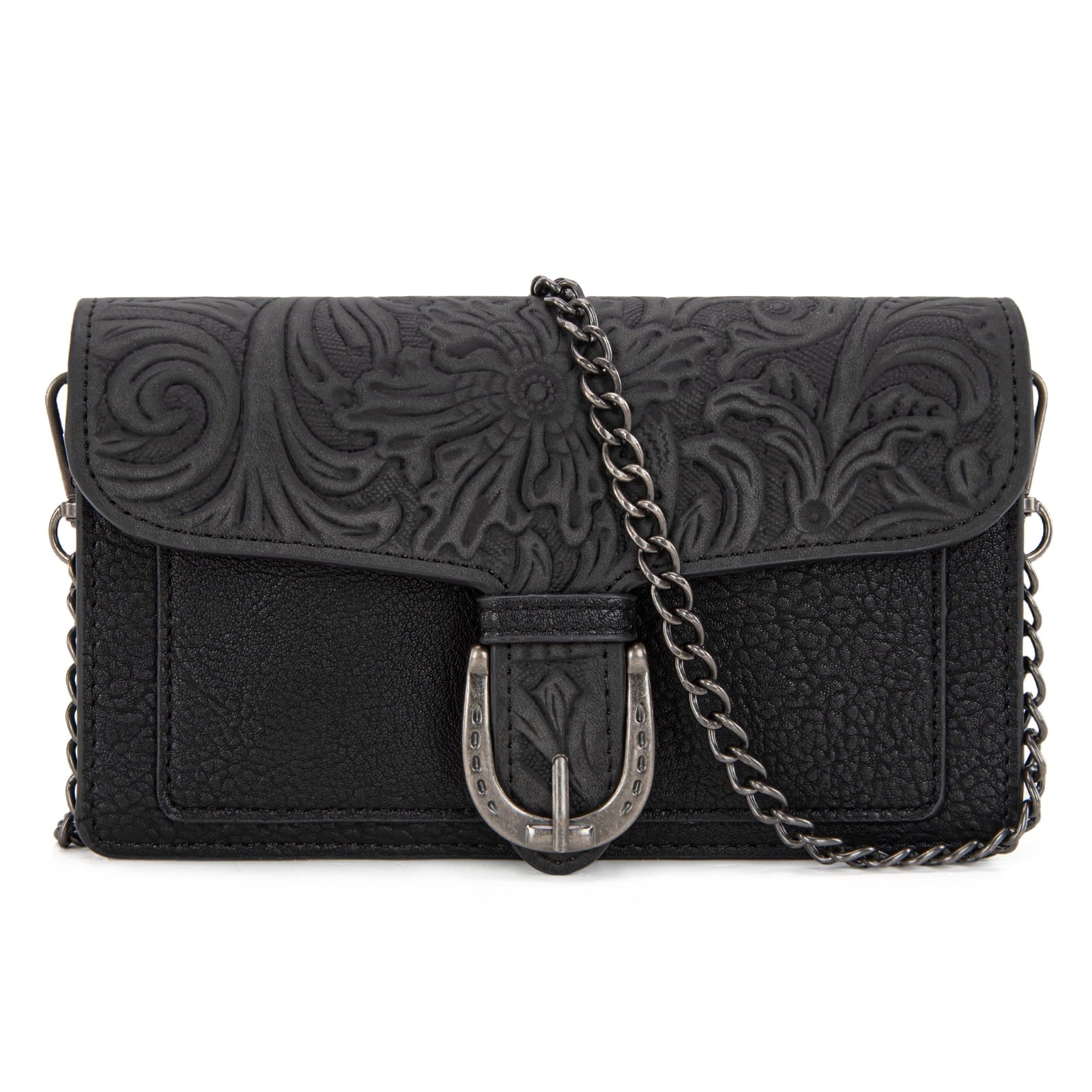 Montana West Women's Small Crossbody Purse Stylish Western Designer Clutch with Chain Strap Versatile Handbag