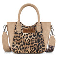Wrangler Cute Animal Print Purse for Women Mini Fun Size Tote with Crossbody Strap Stylish and Versatile Animal Print Purse