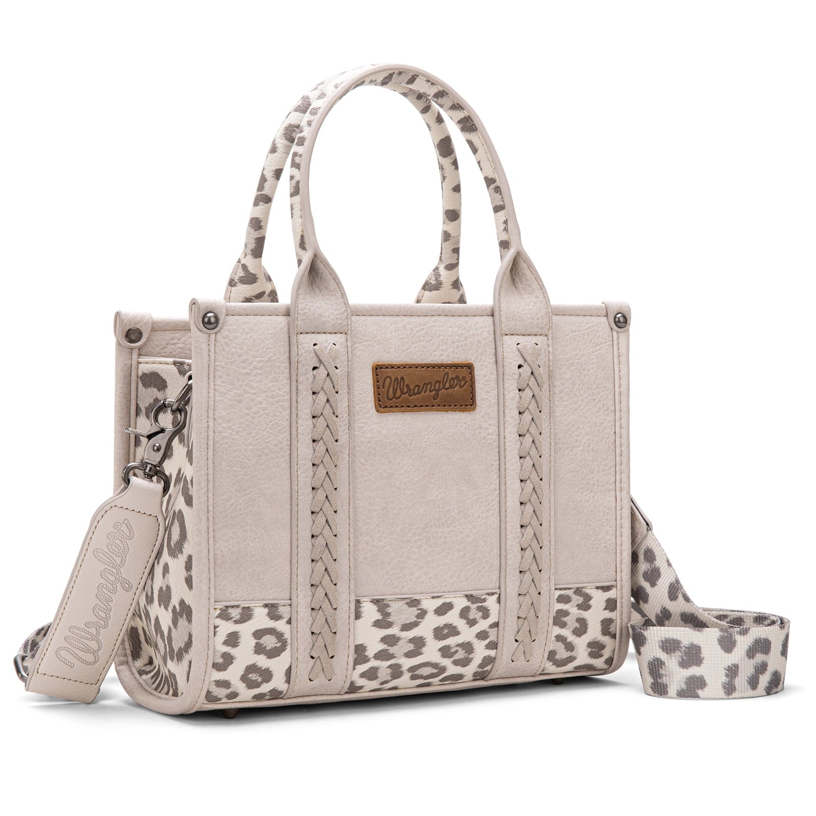Wrangler Medium Tote Bag for Women Designer Satchel Handbags Top-handle Purses with Strap
