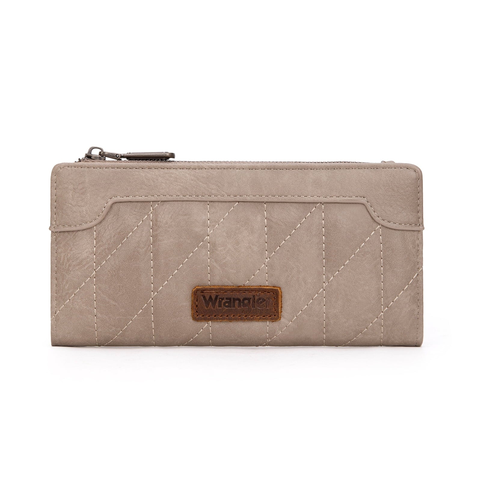 Wrangler Minimalist Wallet Credit Card Wallet for Women with Smooth Zippers