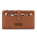 Wrangler Wallet for Women Leopard Print RFID Wallets Bifold Women's Wallets Western Credit Card Cash Wallets Ladies Female Clutch Wallet