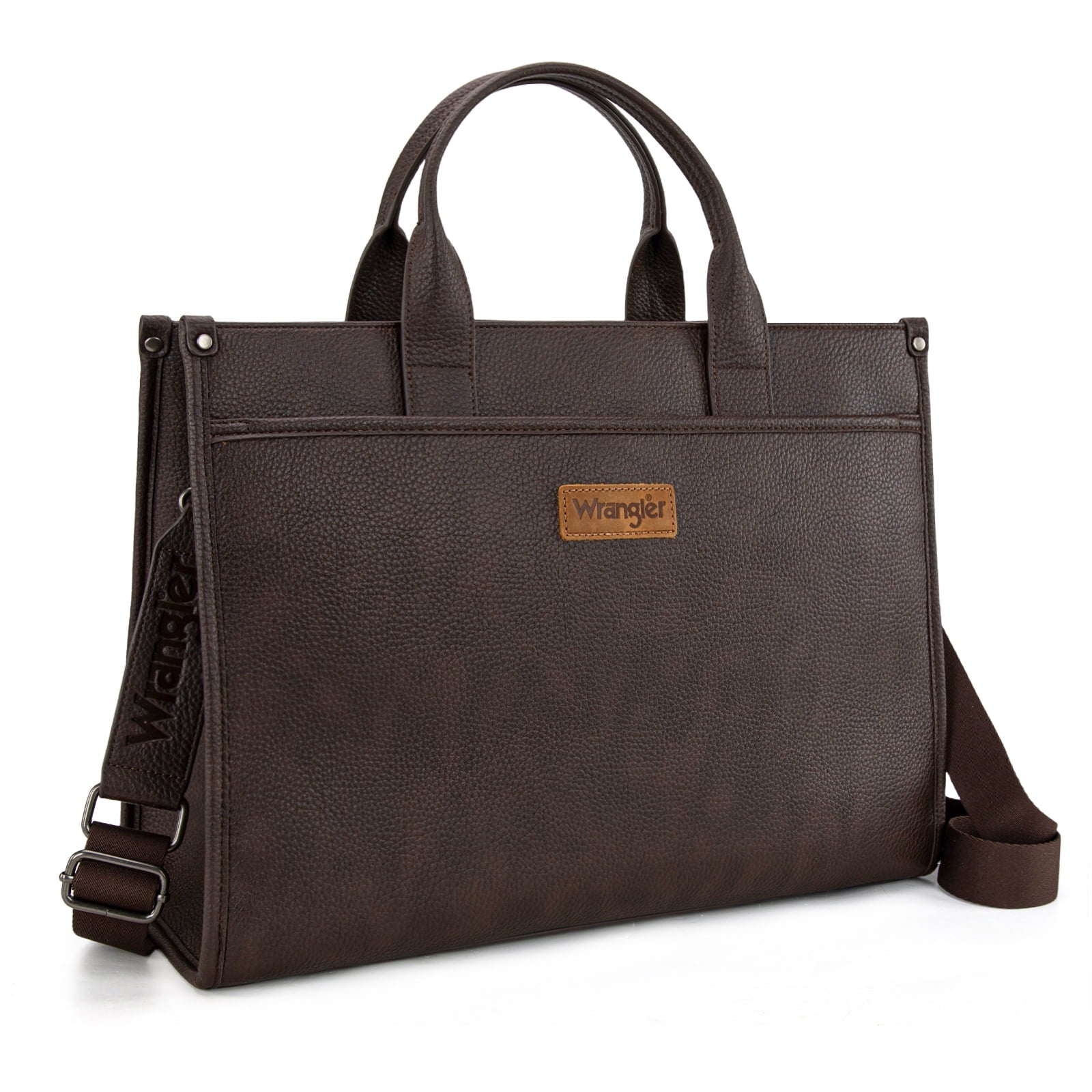 Wrangler Laptop Bag for Women 15.6 Inch Vintage Work Messenger Bag for Business Briefcase Handbag with Adjustable Shoulder Strap