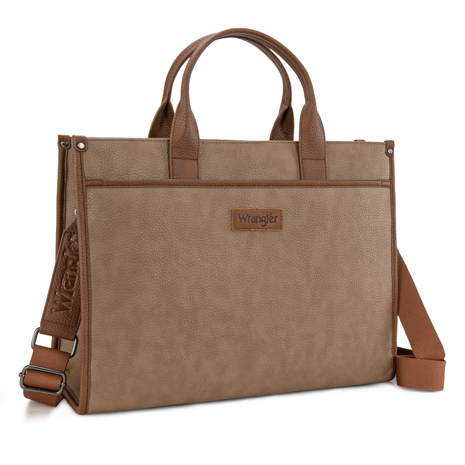 Wrangler Laptop Bag for Women 15.6 Inch Vintage Work Messenger Bag for Business Briefcase Handbag with Adjustable Shoulder Strap