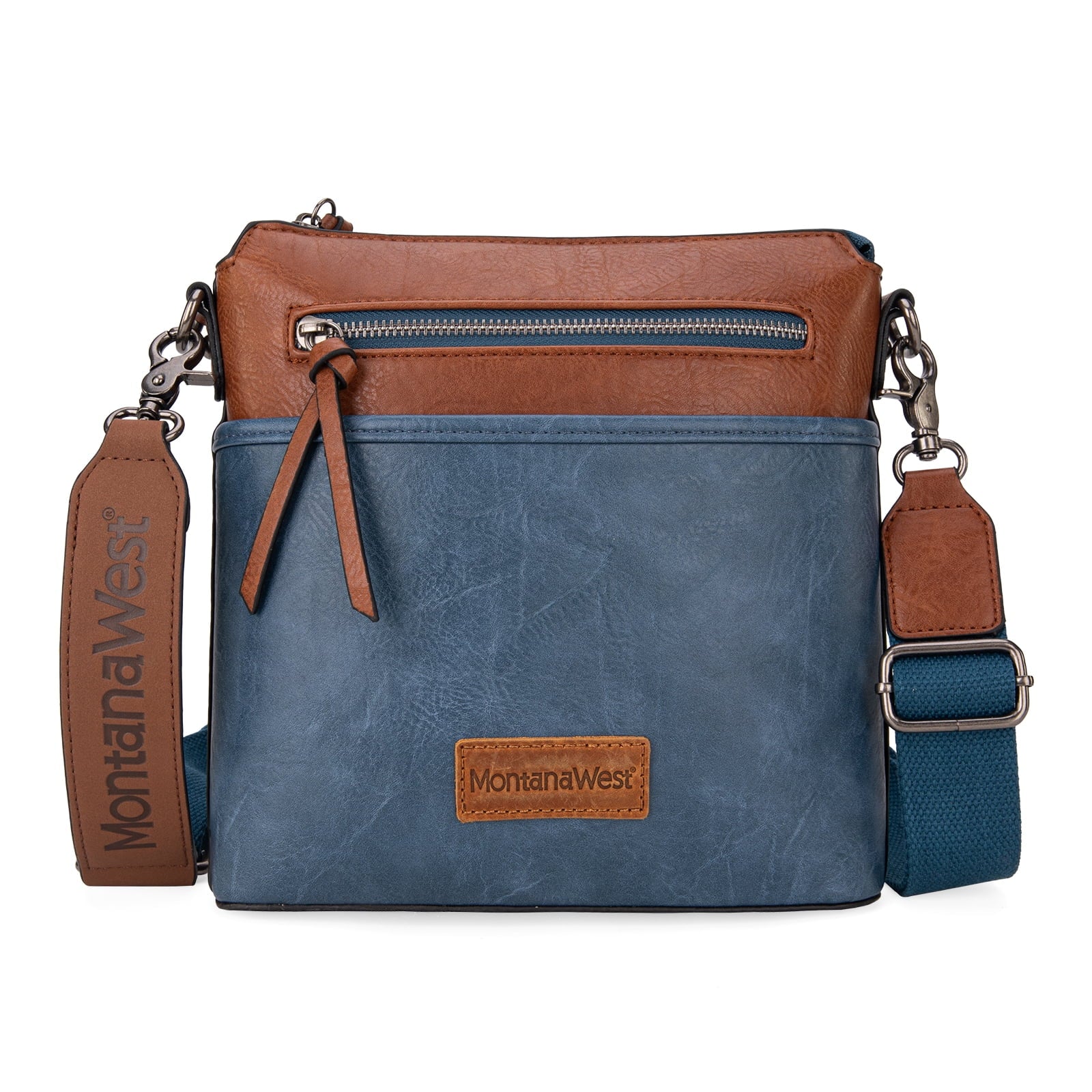 Montana West Crossbody Bag for Women Multi Pocket Cross Body Bag Purses with Guitar Strap