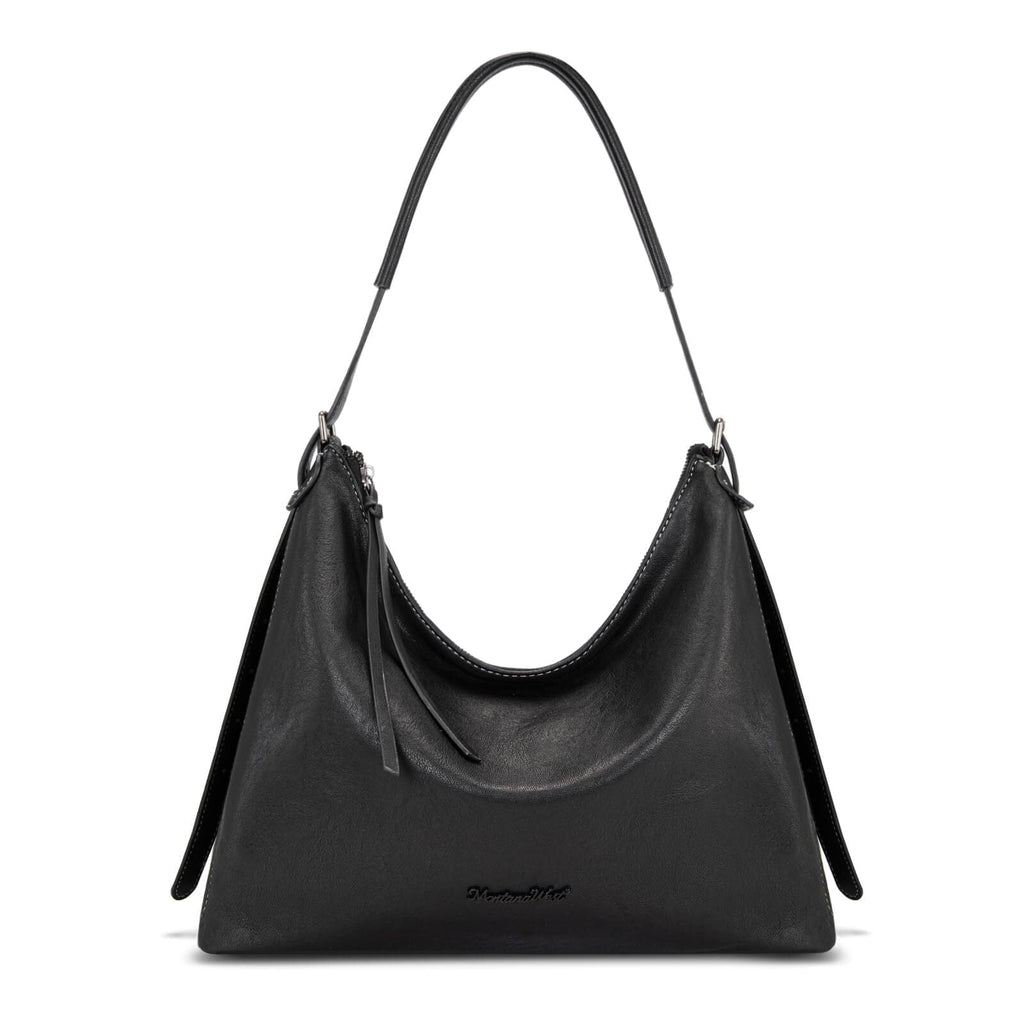 Montana West Hobo Bags for Women Ultra Soft Vegan Leather Ladies Crossbody Purse With Zipper