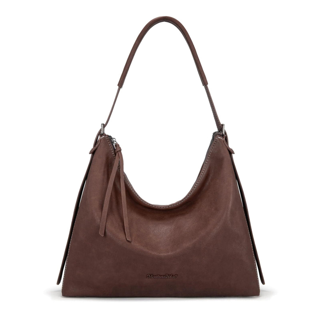 Montana West Hobo Bags for Women Ultra Soft Vegan Leather Ladies Crossbody Purse With Zipper