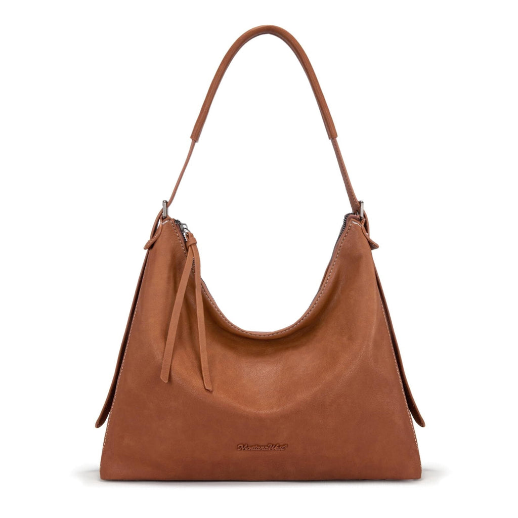 Montana West Hobo Bags for Women Ultra Soft Vegan Leather Ladies Crossbody Purse With Zipper