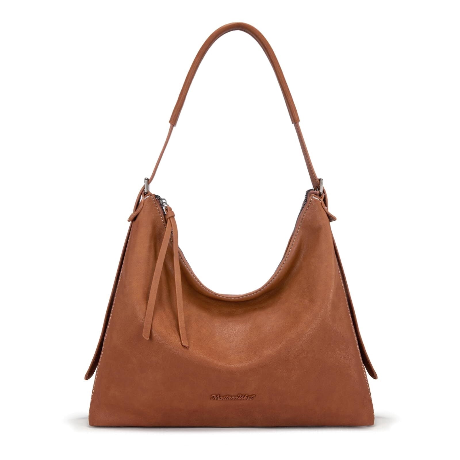 Montana West Hobo Bags for Women Ultra Soft Vegan Leather Ladies Crossbody Purse With Zipper