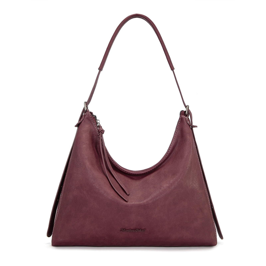 Montana West Hobo Bags for Women Ultra Soft Vegan Leather Ladies Crossbody Purse With Zipper