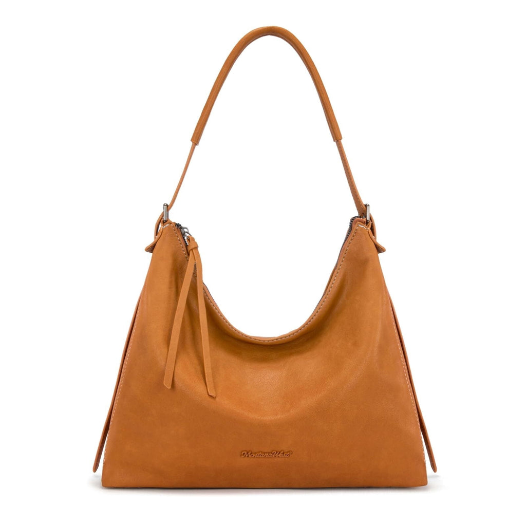 Montana West Hobo Bags for Women Ultra Soft Vegan Leather Ladies Crossbody Purse With Zipper