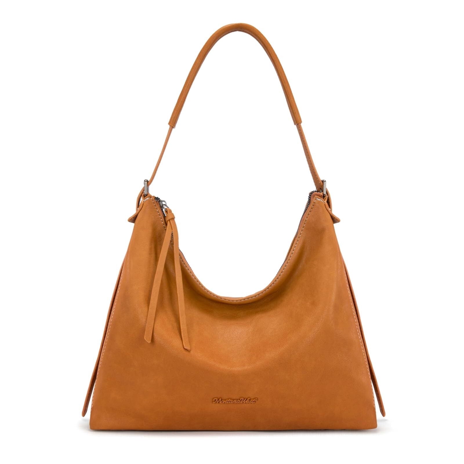 Montana West Hobo Bags for Women Ultra Soft Vegan Leather Ladies Crossbody Purse With Zipper