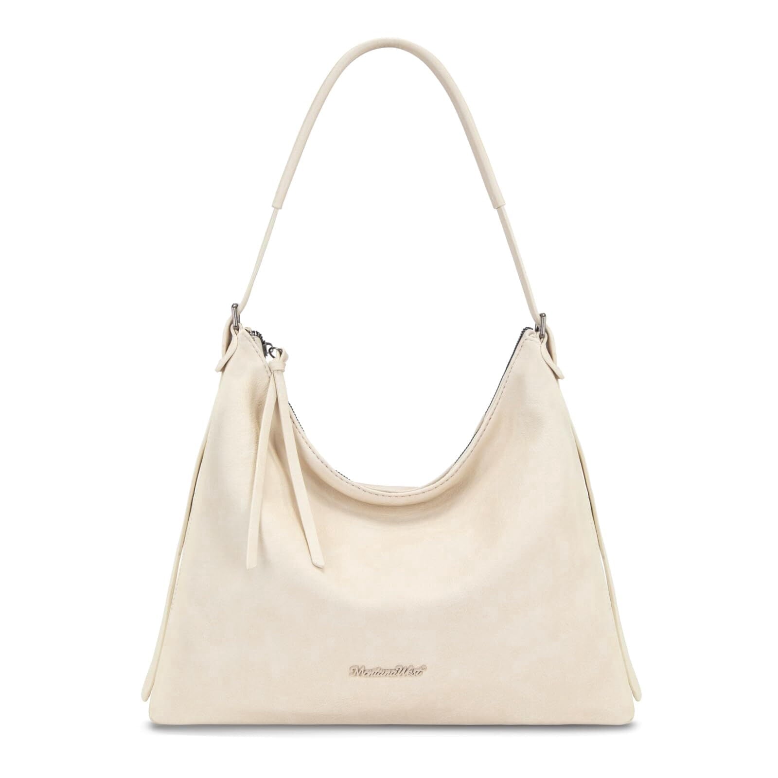Montana West Hobo Bags for Women Ultra Soft Vegan Leather Ladies Crossbody Purse With Zipper