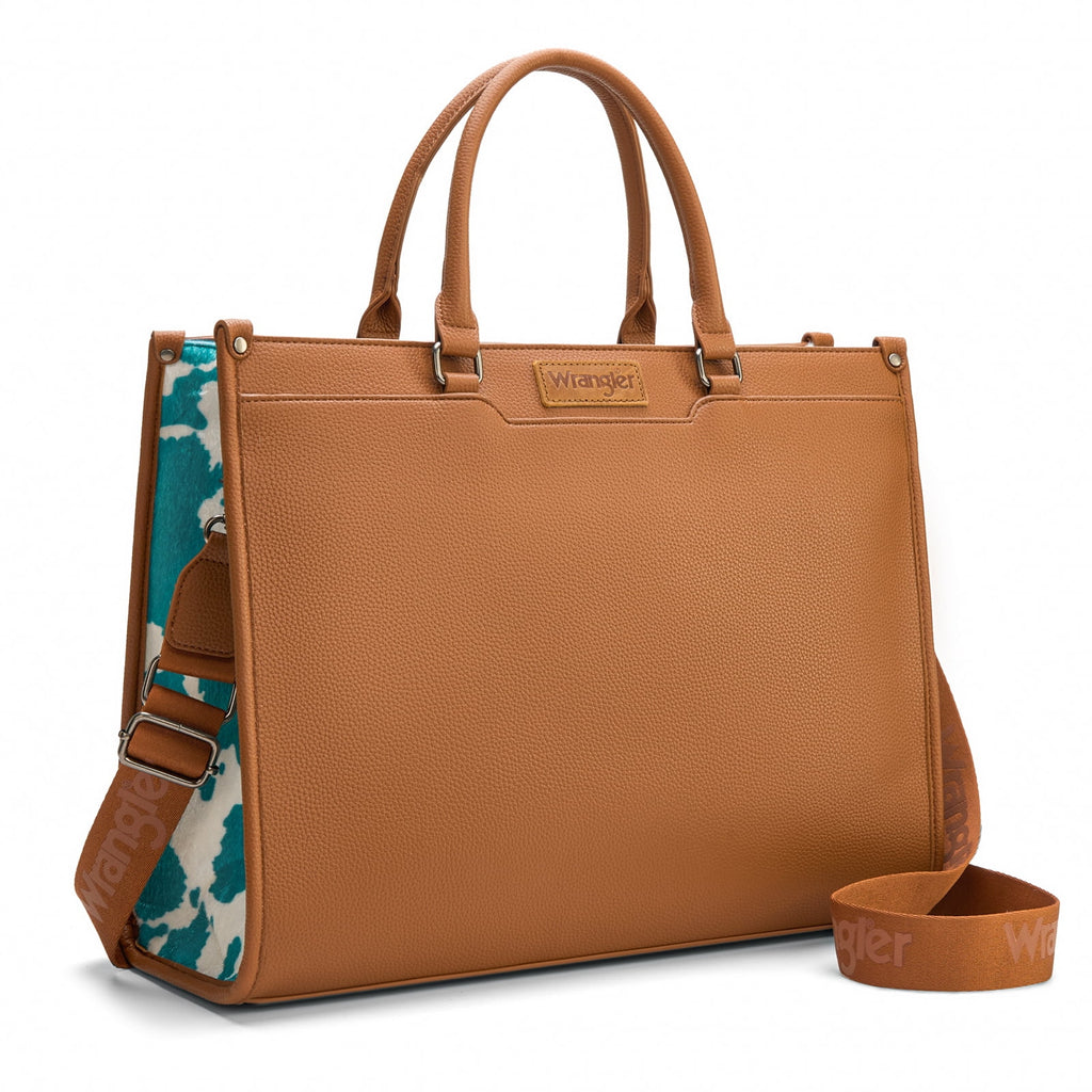 Wrangler Laptop Tote Bag for Women Western Style Work Crossbody Bag