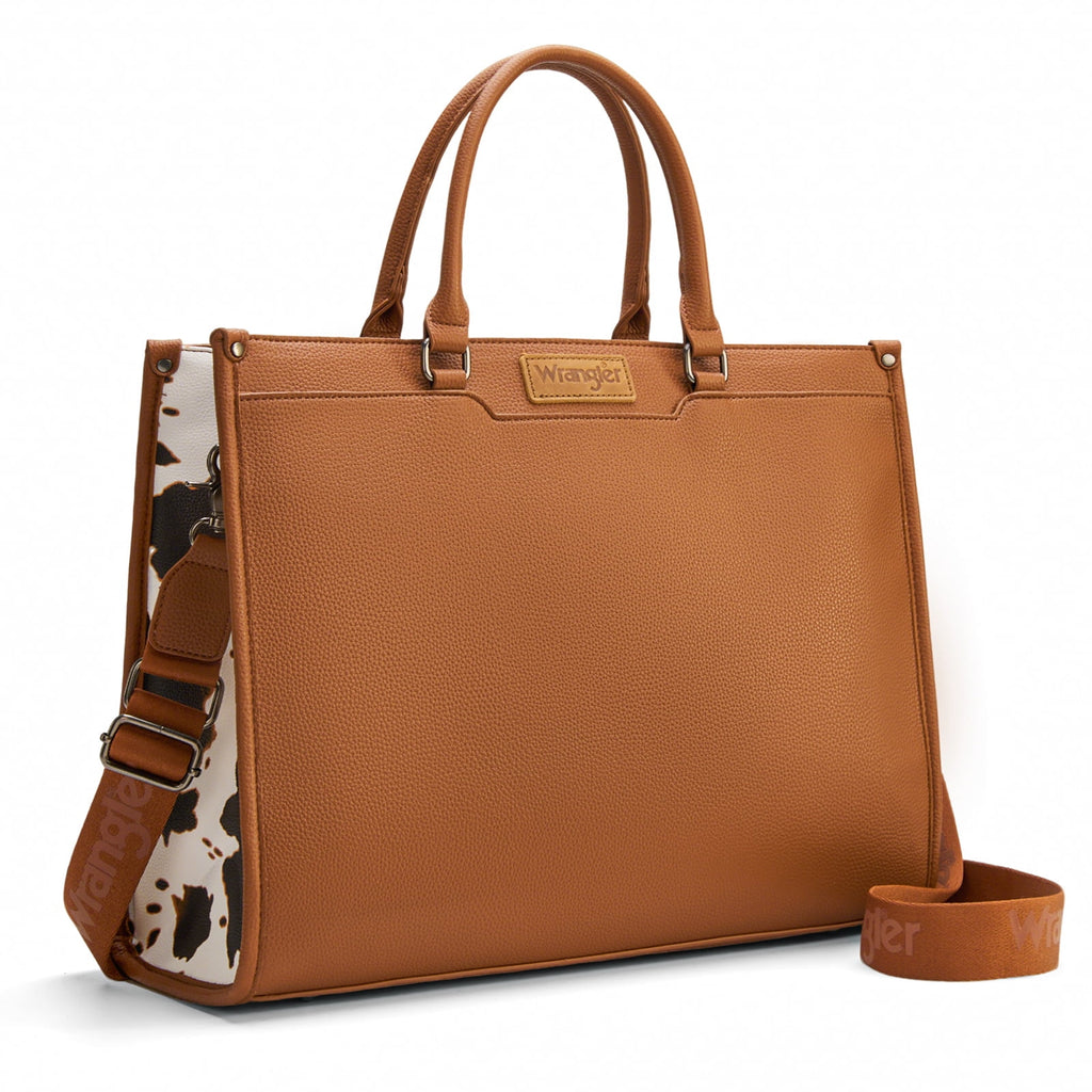 Wrangler Laptop Tote Bag for Women Western Style Work Crossbody Bag