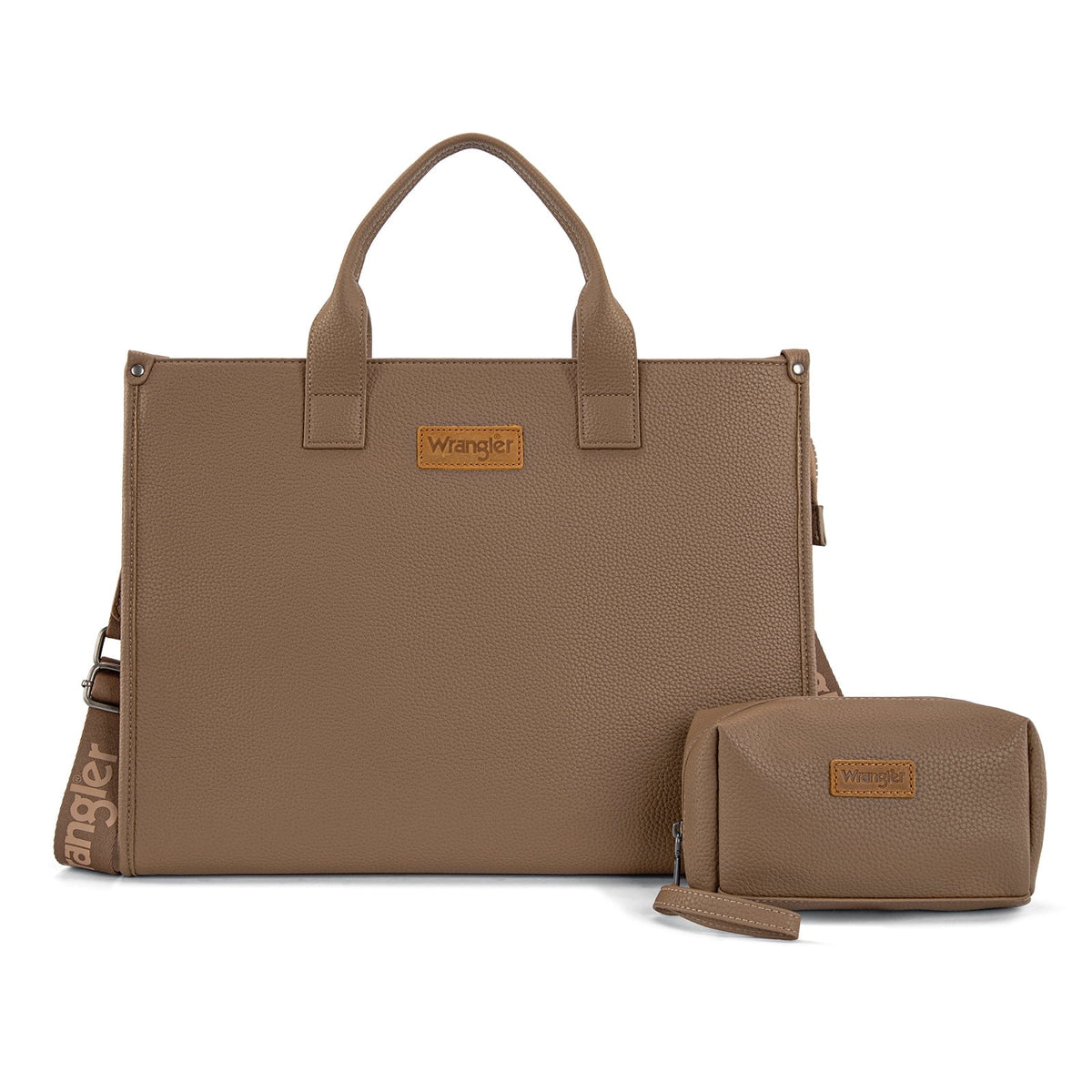 Wrangler Laptop Tote Bag for Women,15.6inch Carry All Work Laptop BagTote Bag with Water Bottle Bag Holder Nurse Bag Travel Essentials