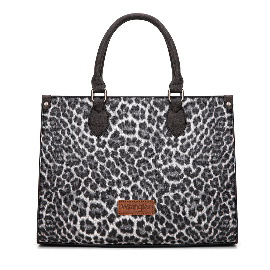 Wrangler Large Tote Bag for Women, Western Purse Work Shoulder Handbag with Crossbody Strap
