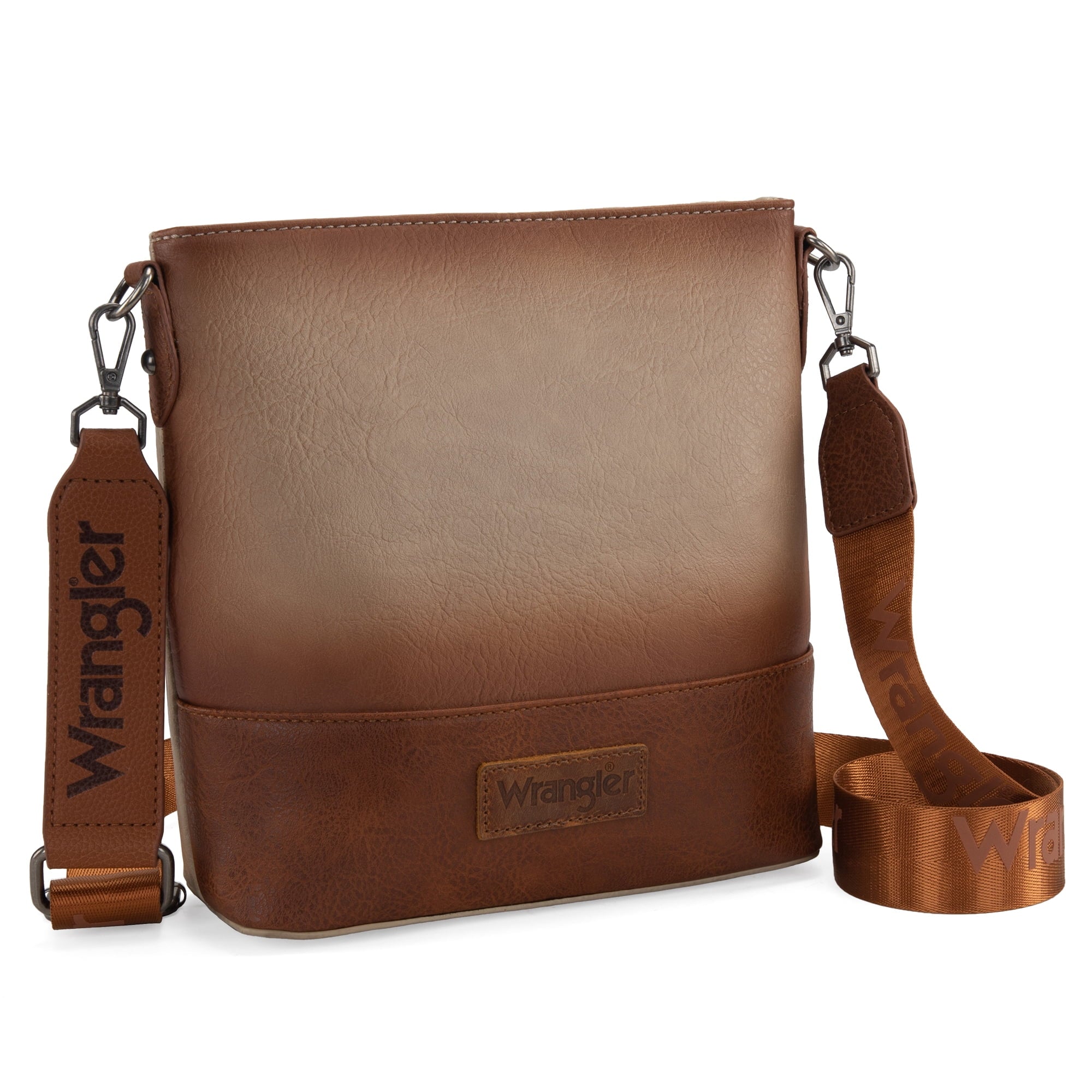 Wrangler Crossbody Purses for Women Two Tone Crossbody Bags Women Purses and Handbags