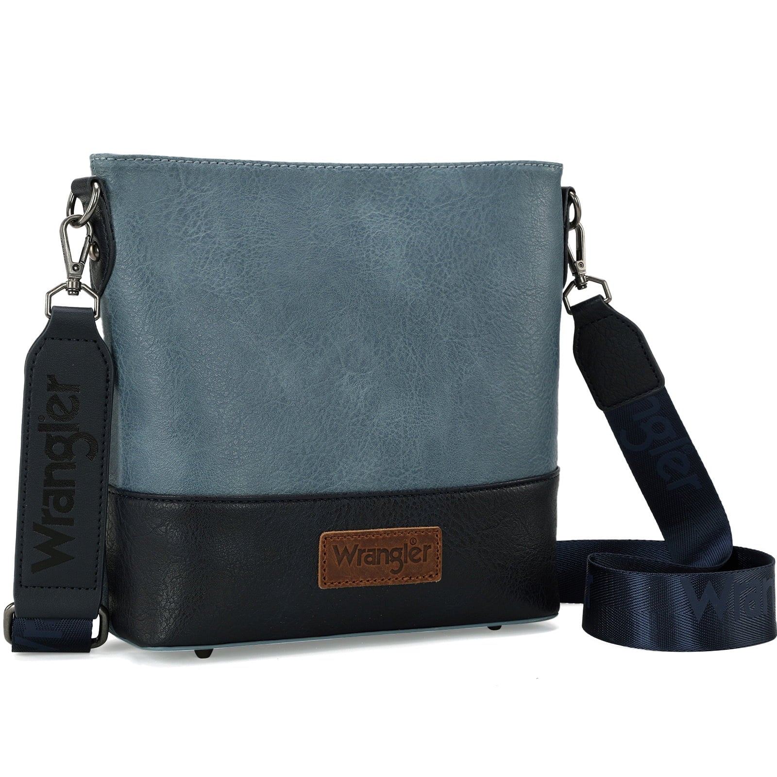 Wrangler Crossbody Purses for Women Two Tone Crossbody Bags Women Purses and Handbags