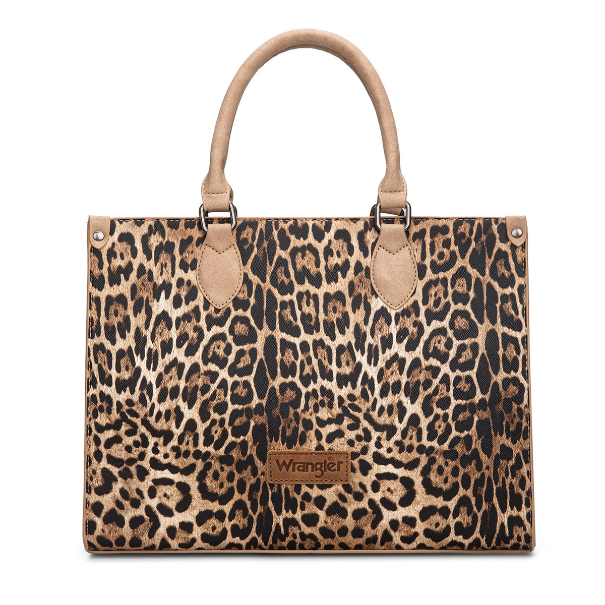 Wrangler Large Tote Bag for Women, Western Purse Work Shoulder Handbag with Crossbody Strap
