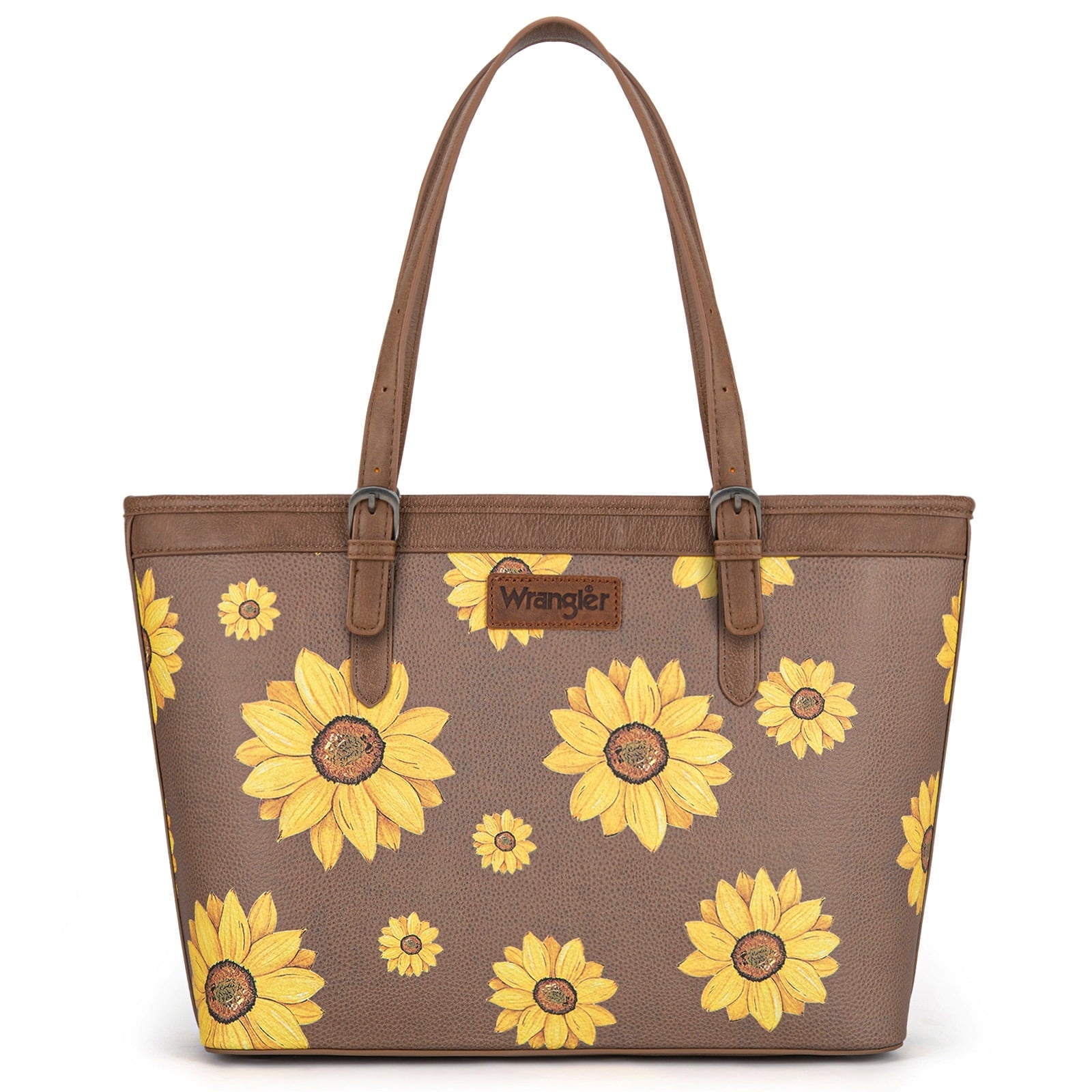 Montana West Women's Wrangler Tote Bag - Sunflower Floral Purse, Western Style Shoulder Bag, Ideal Memory-Keeper