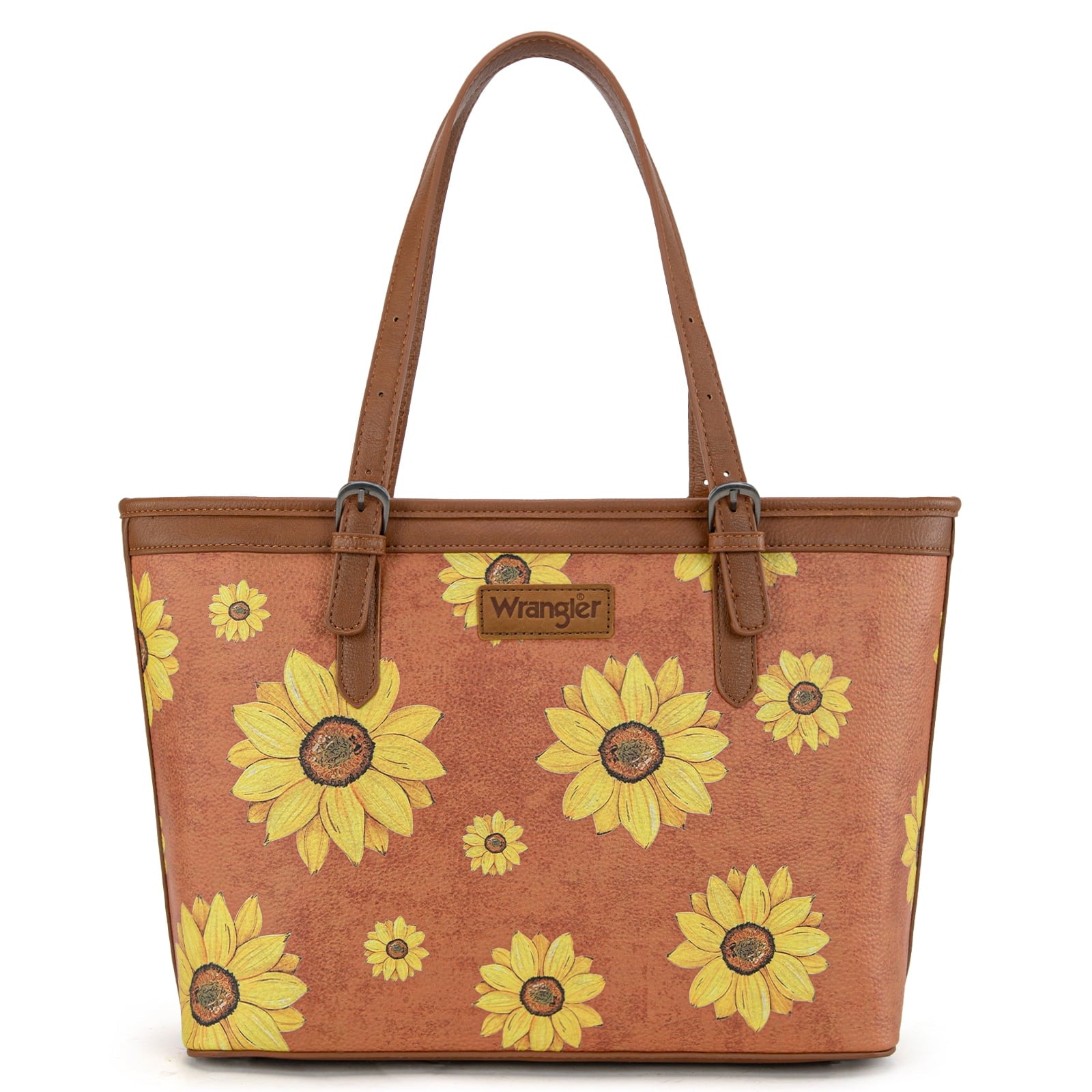 Montana West Women's Wrangler Tote Bag - Sunflower Floral Purse, Western Style Shoulder Bag, Ideal Memory-Keeper