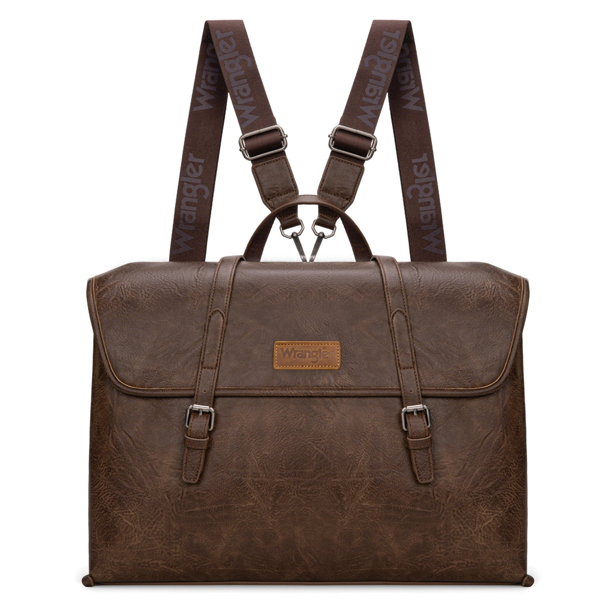 Wrangler Backpack Purse for Women Vegan Leather Fashion Anti Theft Convertible Backpack with Adjustable Strap