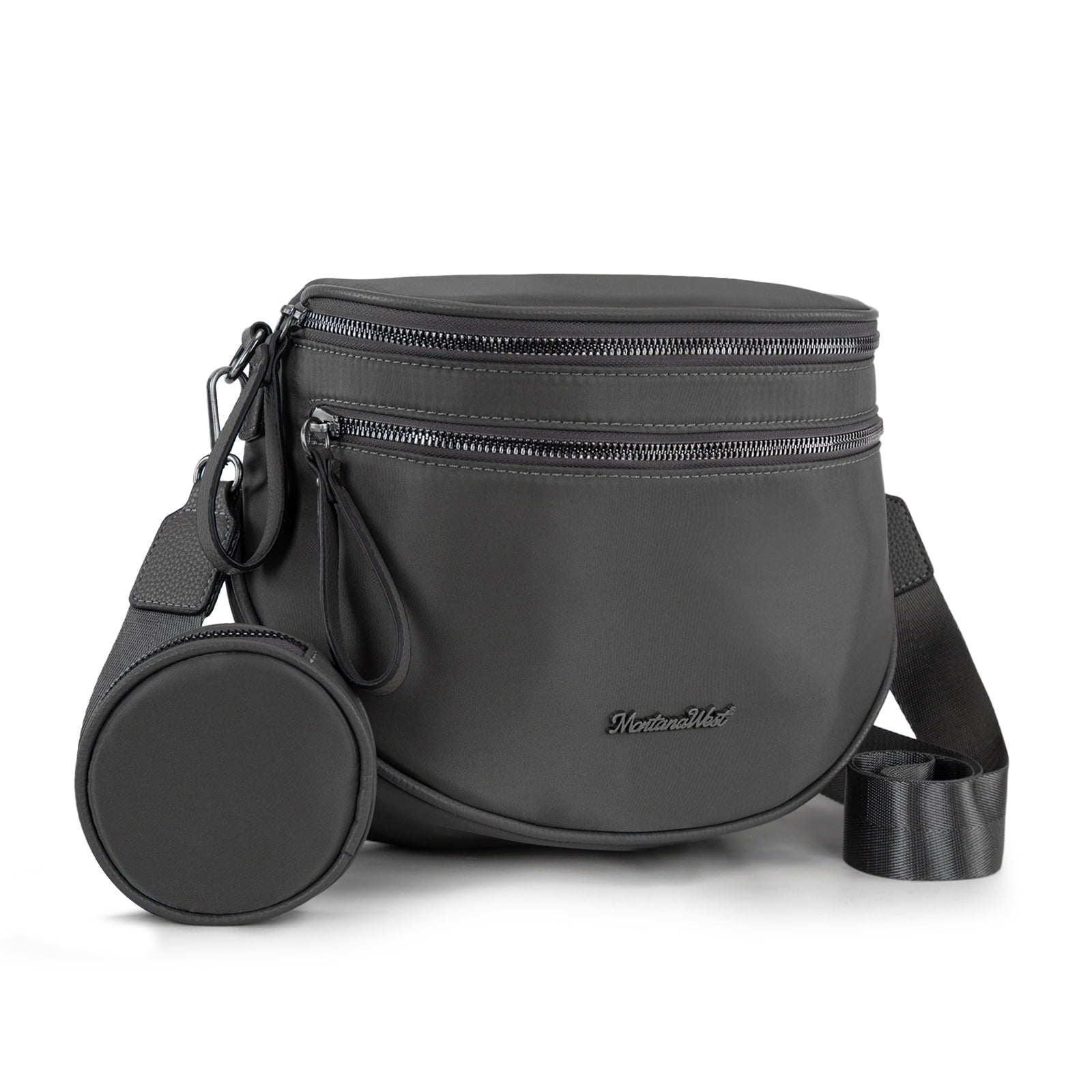 Montana West Large Crossbody Bags for Women Bum Bag Sling Purse with Adjustable Strap