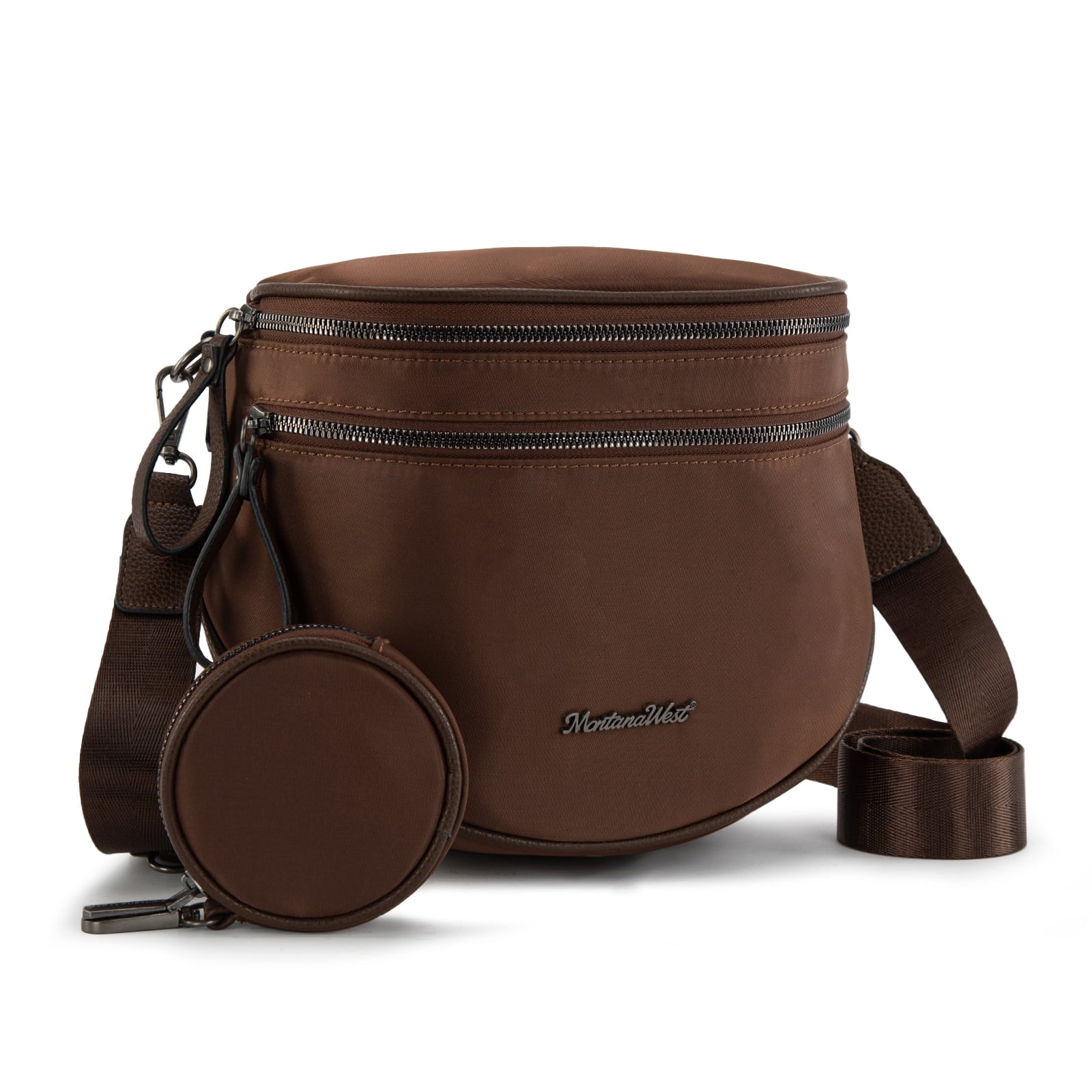 Montana West Large Crossbody Bags for Women Bum Bag Sling Purse with Adjustable Strap