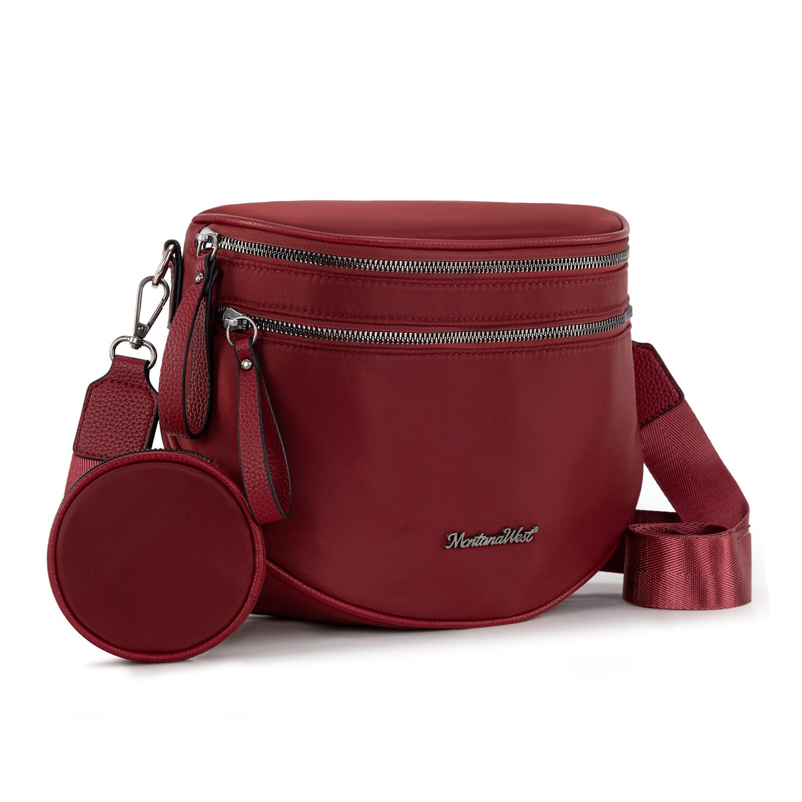Montana West Large Crossbody Bags for Women Bum Bag Sling Purse with Adjustable Strap