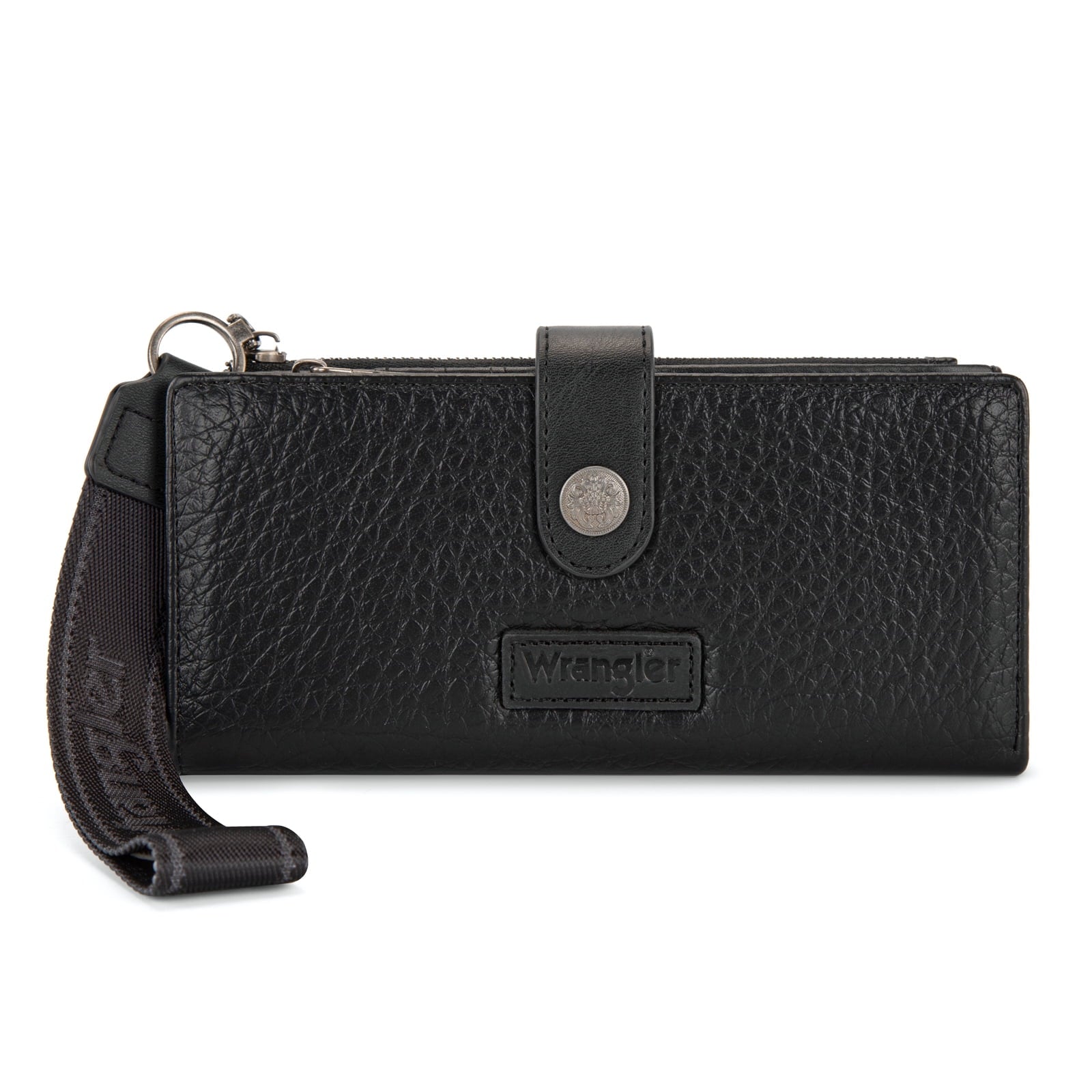 Wrangler Womens Wallet Small Rfid Blocking Wristlet Wallets Cute Bifold Ladies Wallet with Zipper Pocket