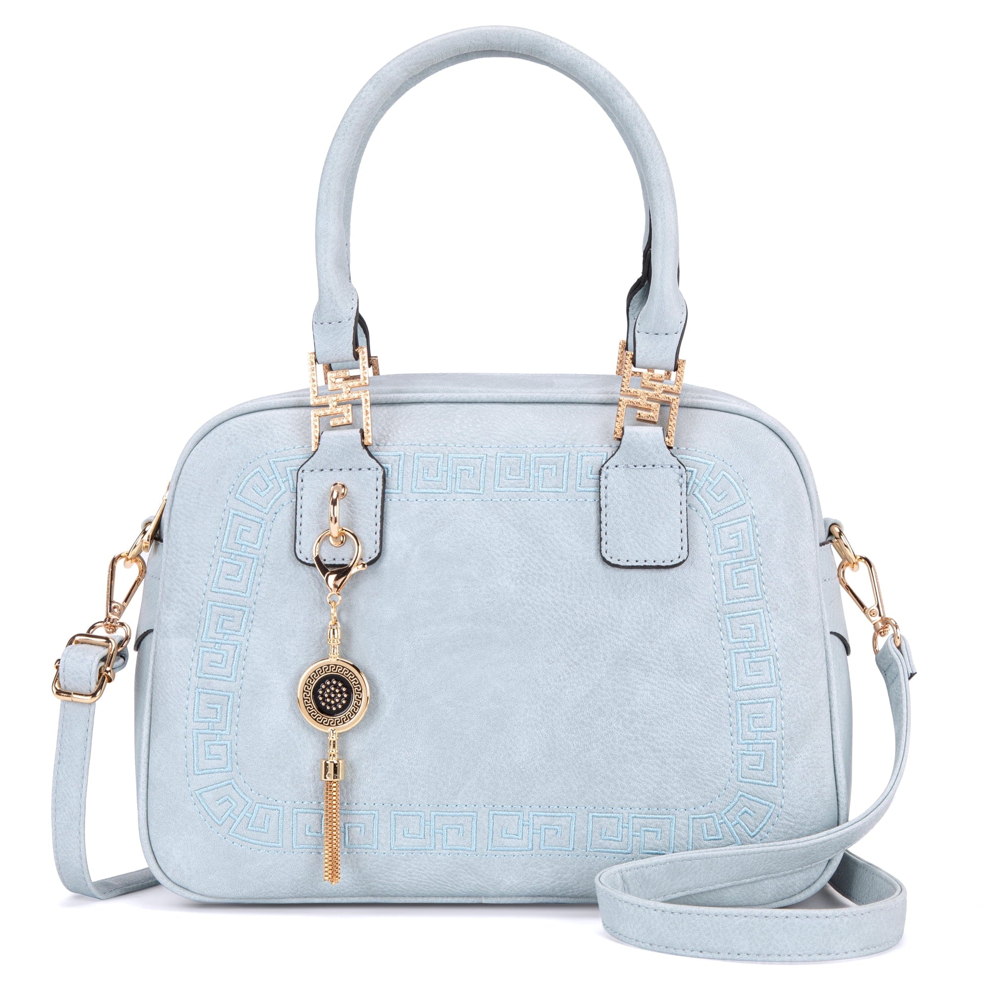 Montana West Small Top Handle Purse for Women Crossbody Satchel Handbag Barrel Bag