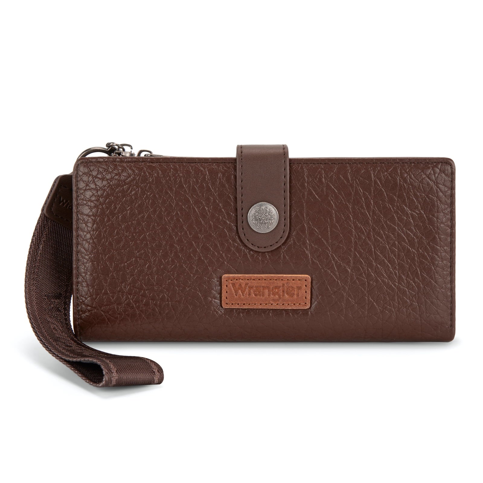 Wrangler Womens Wallet Small Rfid Blocking Wristlet Wallets Cute Bifold Ladies Wallet with Zipper Pocket