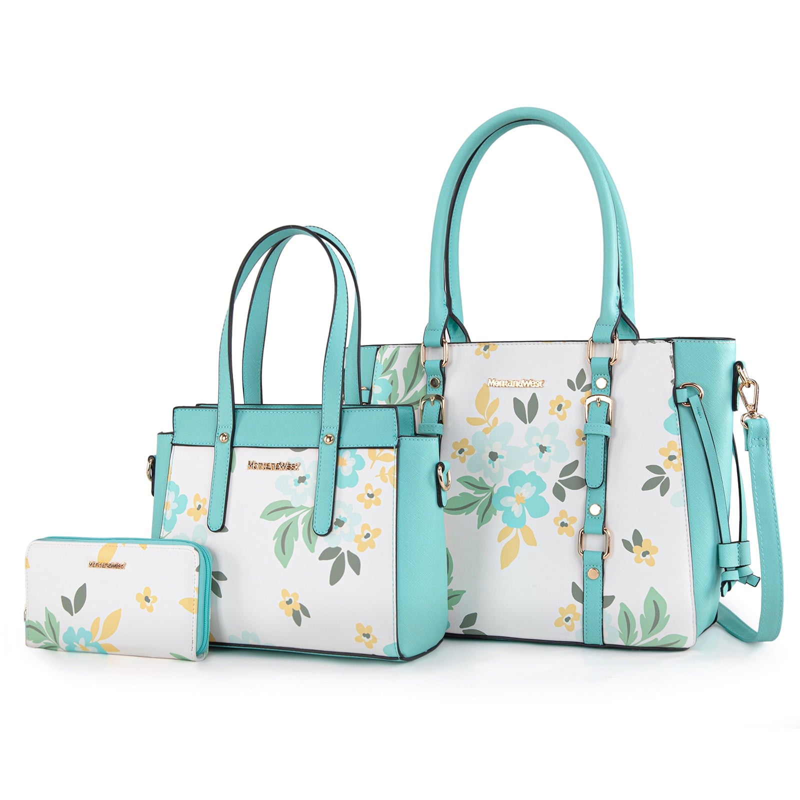 Montana West 3PCS Purses for Women Tote Bag and Wallet Set Shoulder Satchel Handbags