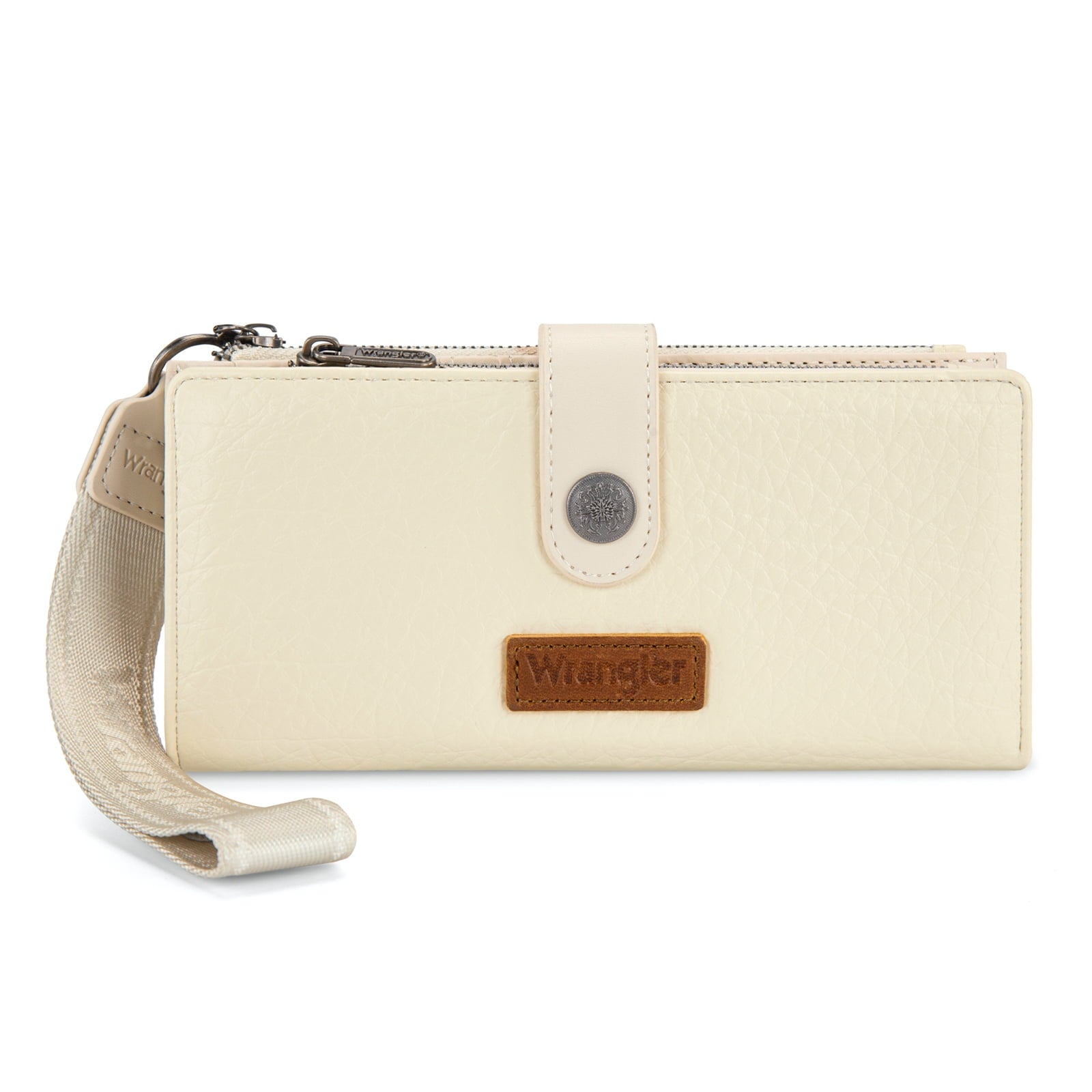 Wrangler Womens Wallet Small Rfid Blocking Wristlet Wallets Cute Bifold Ladies Wallet with Zipper Pocket