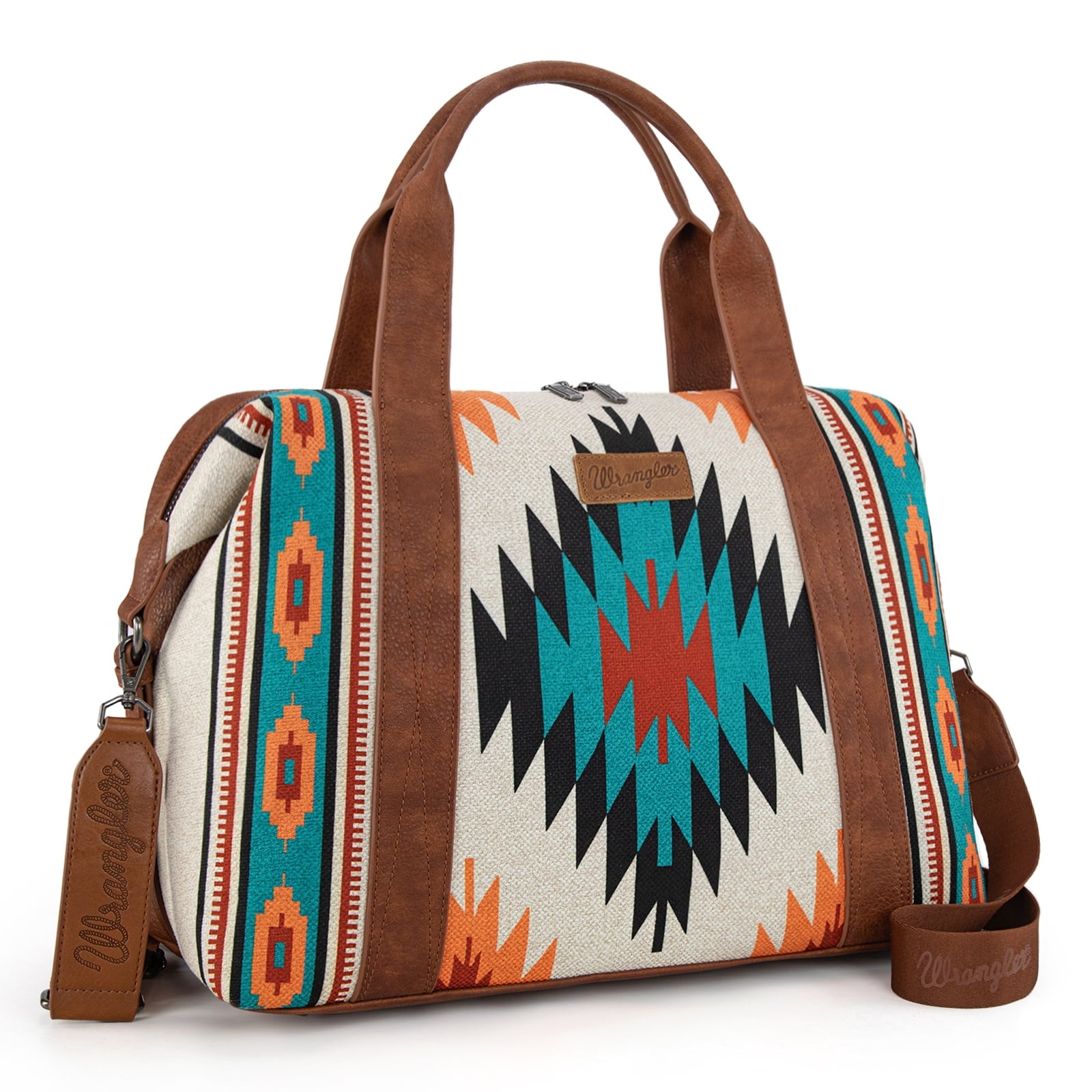 Wrangler Duffel Bag for Women Large Travel Weekender Bag Designer Tapestry Carry On Bags