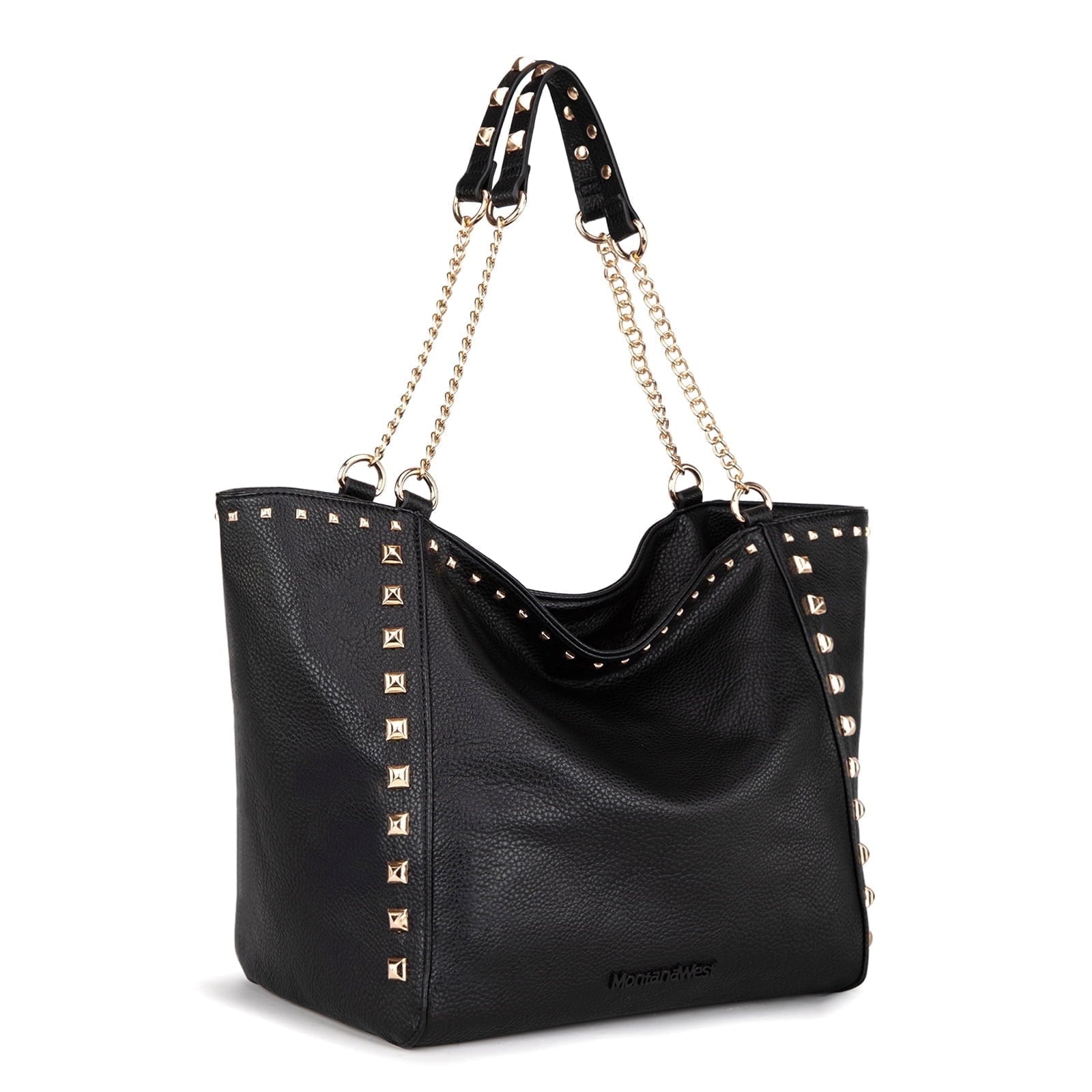 Montana West Large Tote Bag for Women Oversized Shoulder Purses with Chain Handbags
