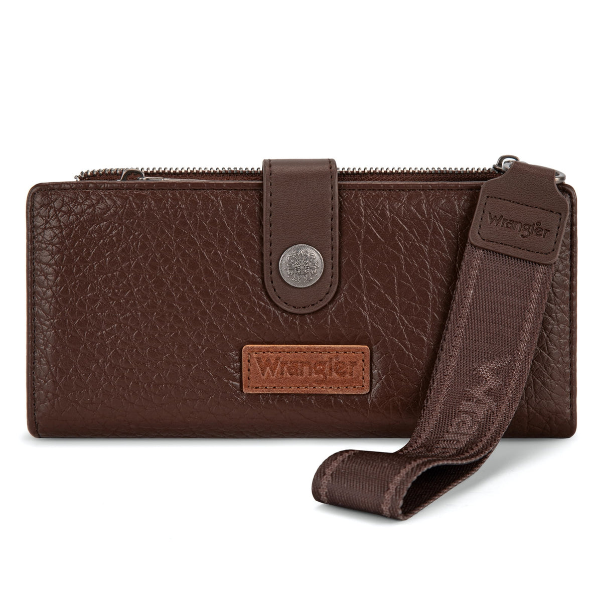 Wrangler Womens Wallet Small Rfid Blocking Wristlet Wallets Cute Bifold Ladies Wallet with Zipper Pocket