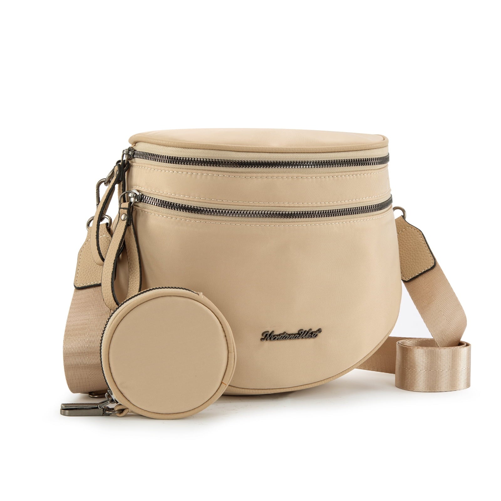 Montana West Large Crossbody Bags for Women Bum Bag Sling Purse with Adjustable Strap