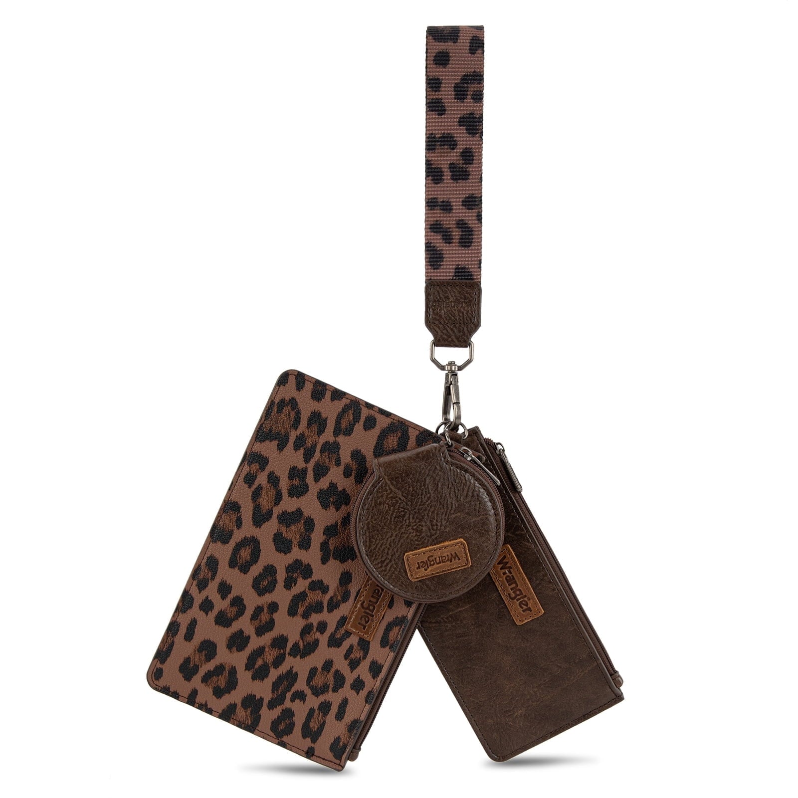 Wrangler Cute Animal Print Purse for Women Mini Fun Size Tote with Crossbody Strap Stylish and Versatile Animal Print Purse