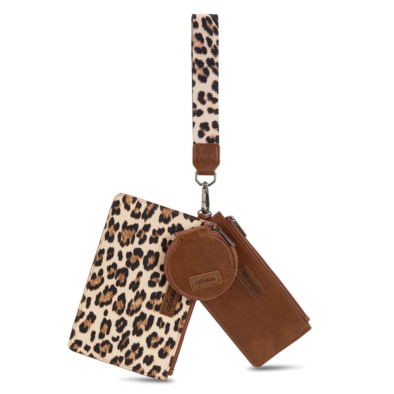 Wrangler Cute Animal Print Purse for Women Mini Fun Size Tote with Crossbody Strap Stylish and Versatile Animal Print Purse