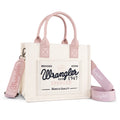 Wrangler Tote Bag for Women Retro Canvas Top Handle Purses and Handbags