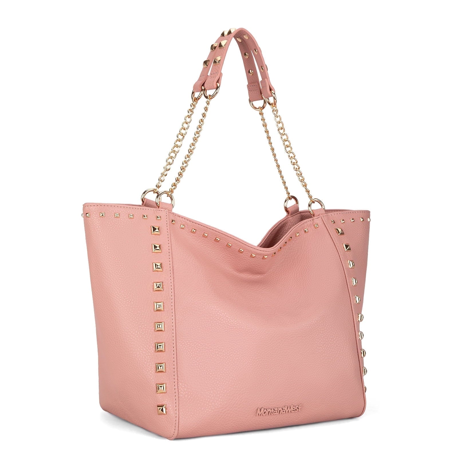 Montana West Large Tote Bag for Women Oversized Shoulder Purses with Chain Handbags