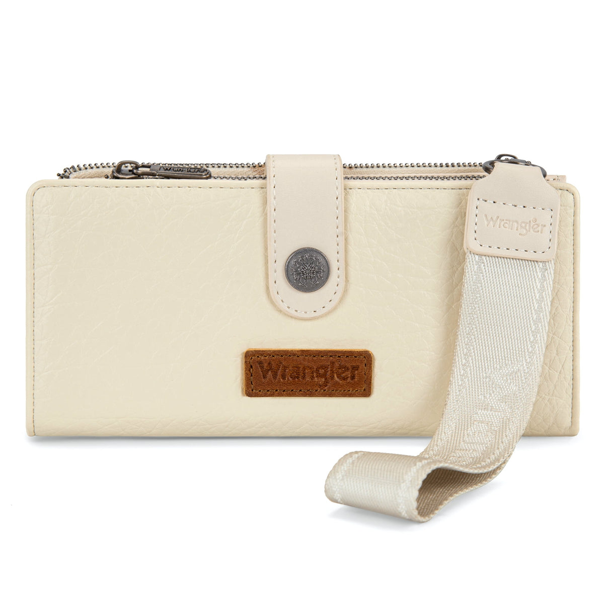 Wrangler Womens Wallet Small Rfid Blocking Wristlet Wallets Cute Bifold Ladies Wallet with Zipper Pocket