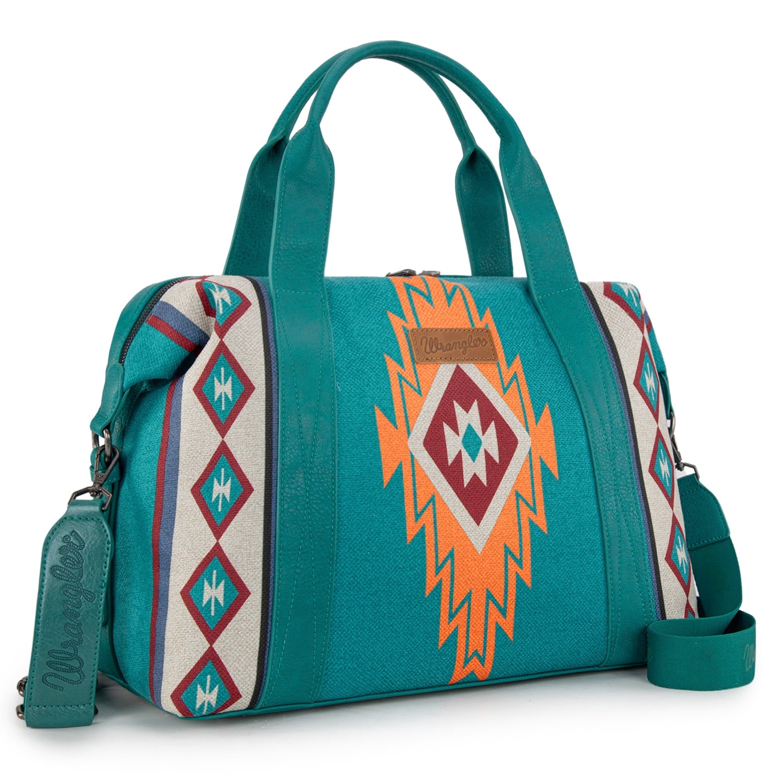 Wrangler Duffel Bag for Women Large Travel Weekender Bag Designer Tapestry Carry On Bags