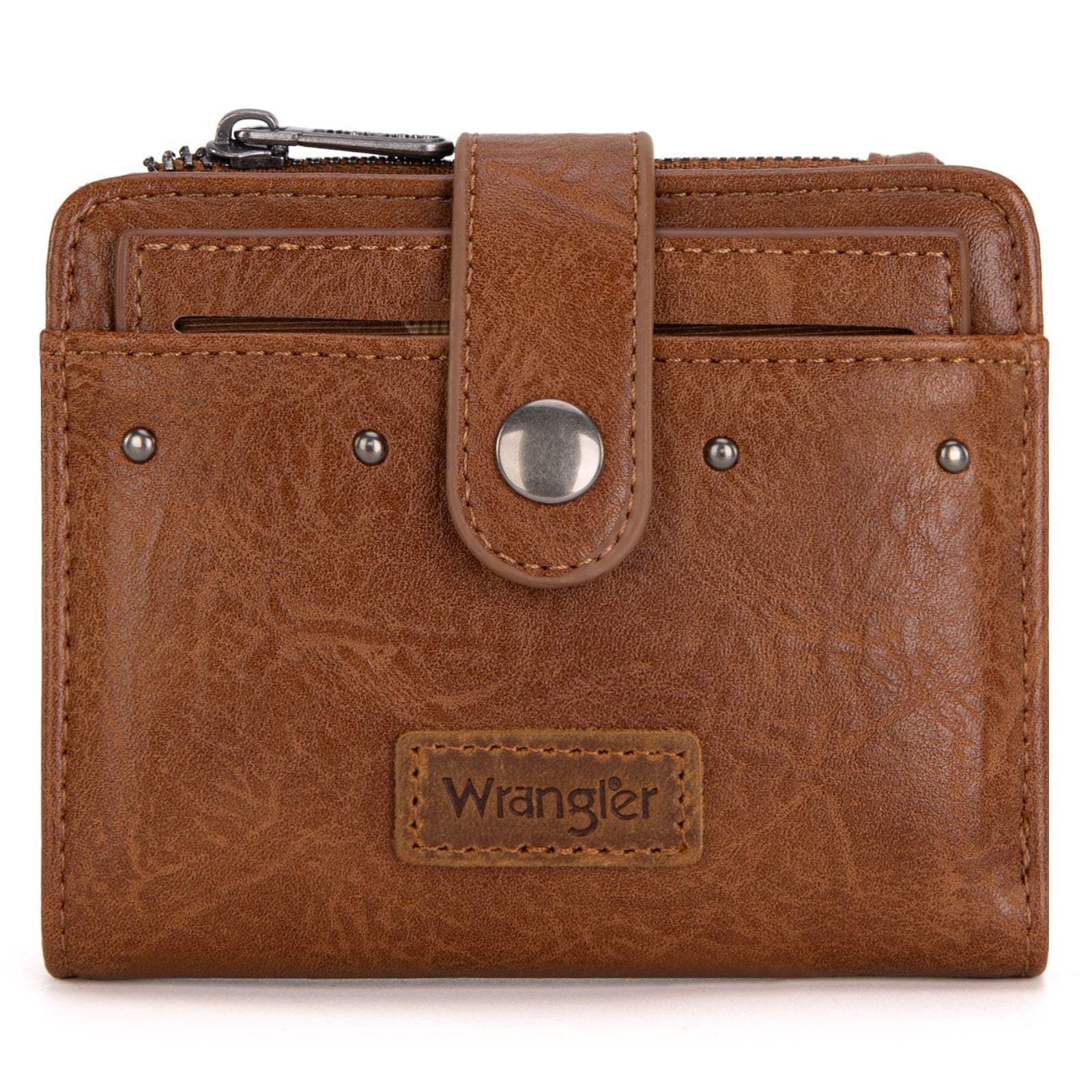 Wrangler Wallet for Women Small Bifold Wallet Womens Ladies Female Credit Card Wallet with Removable ID Window