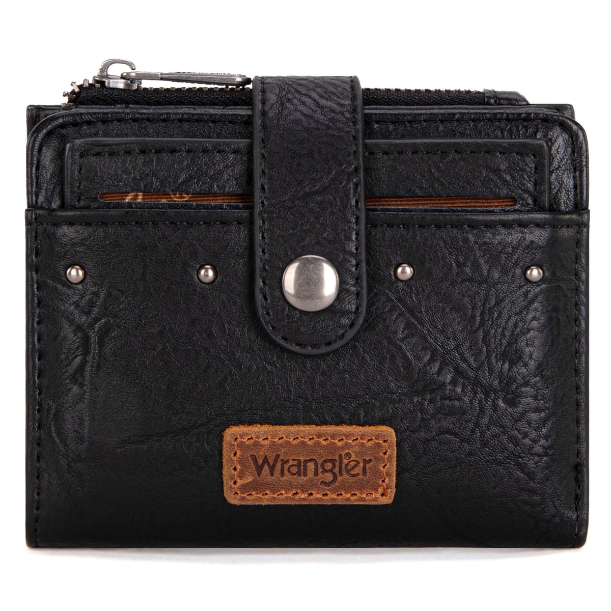 Wrangler Cowhide Women's Wallets Small Wallet Women Wallets, Card Cases & Money Organizers Ladies Female wallet with Removable ID Window